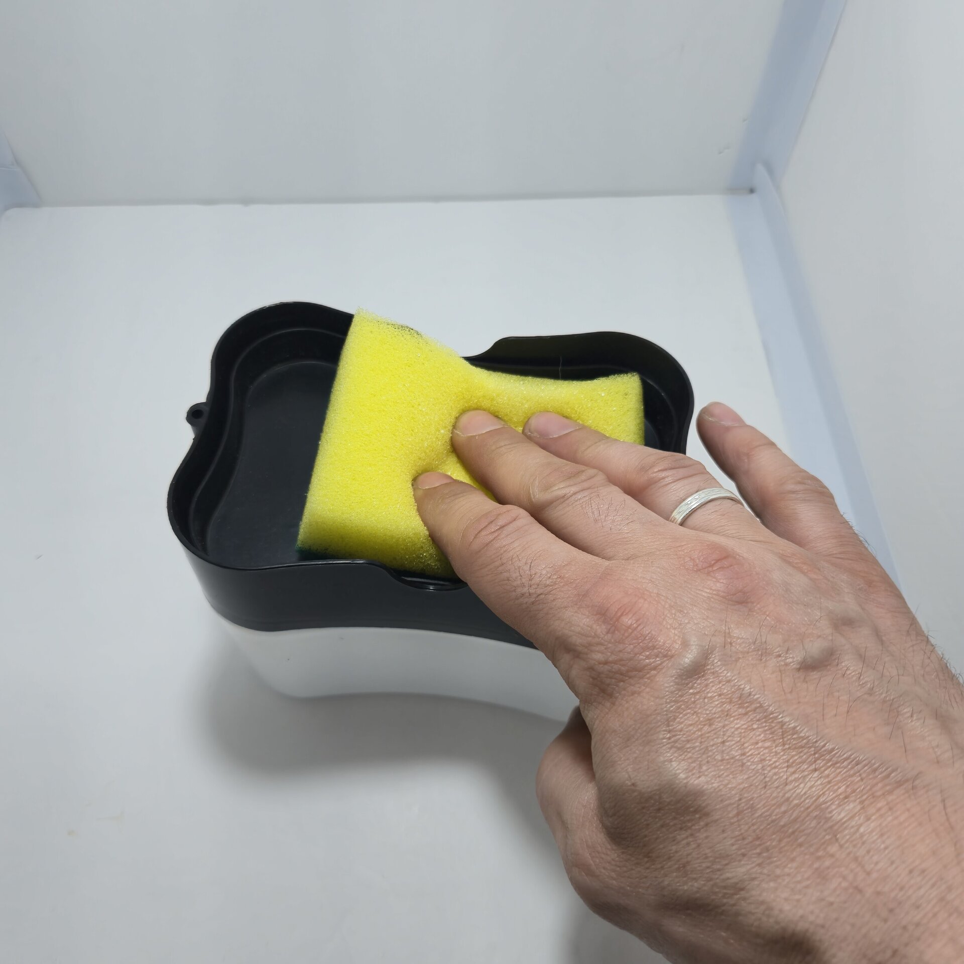 Dispensador jabón con esponja - 3