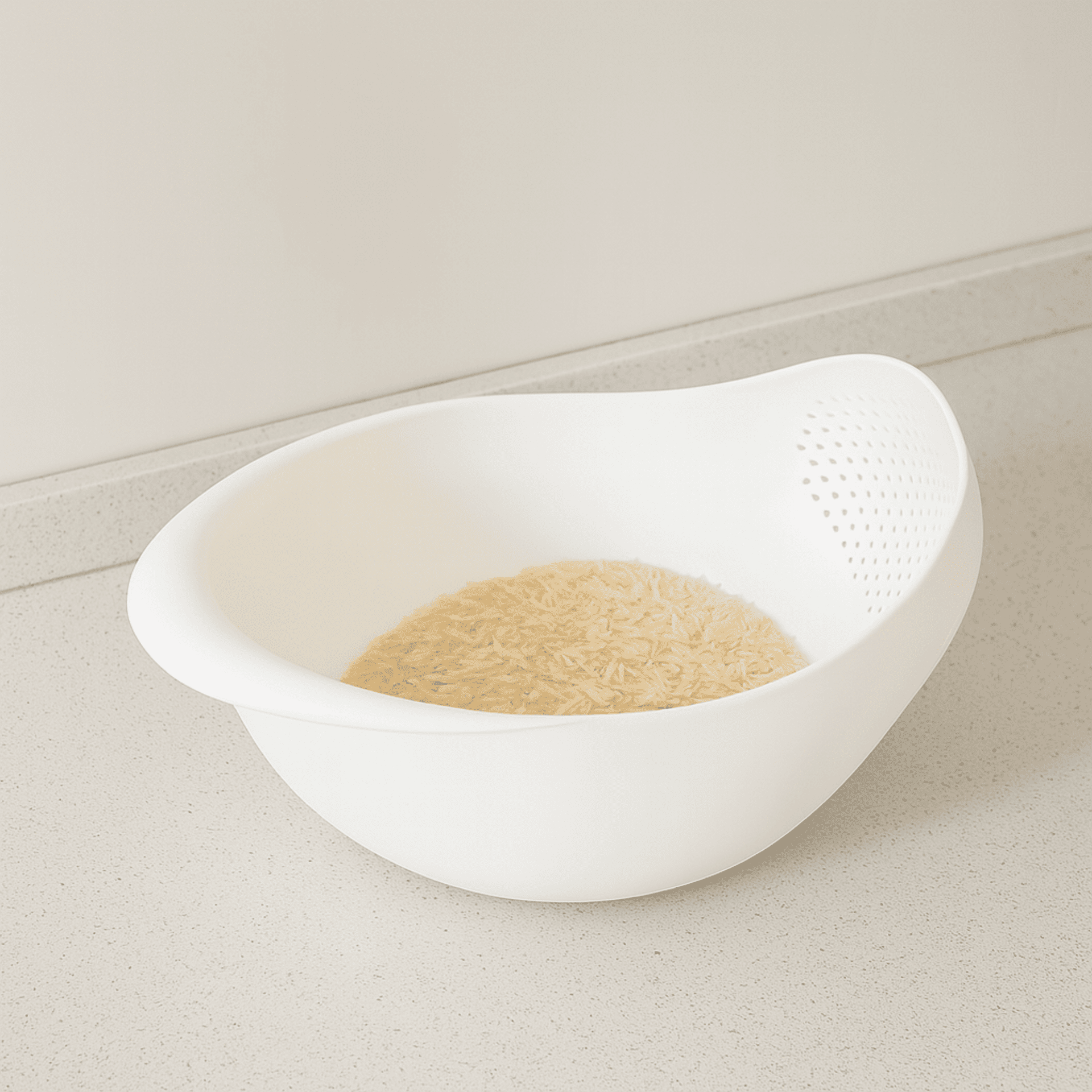 Colador multifuncional para cocina – Cesta de drenaje para frutas, arroz y más - 2