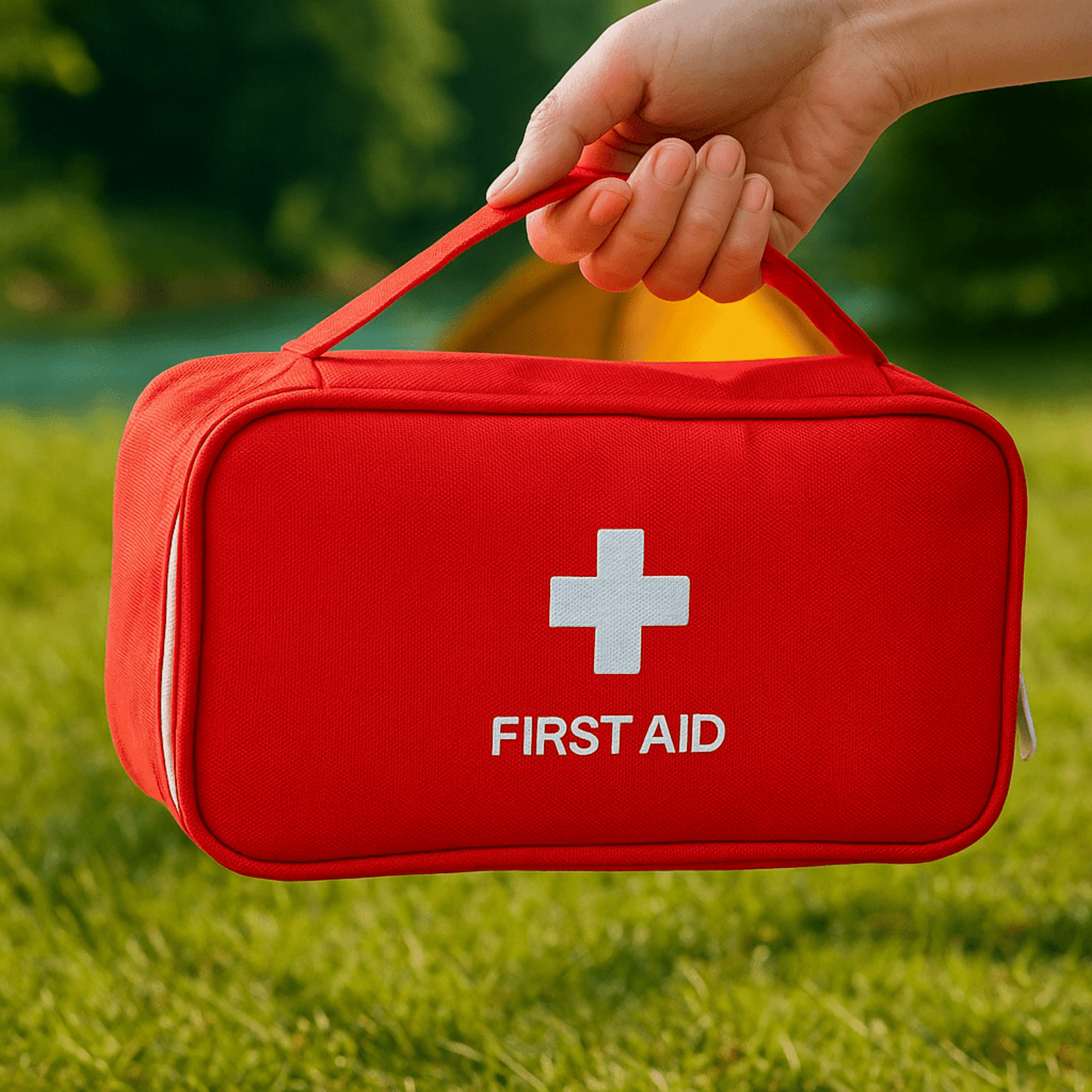 Kit de Primeros Auxilios Portátil – Bolsa Vacía con Compartimentos - 1