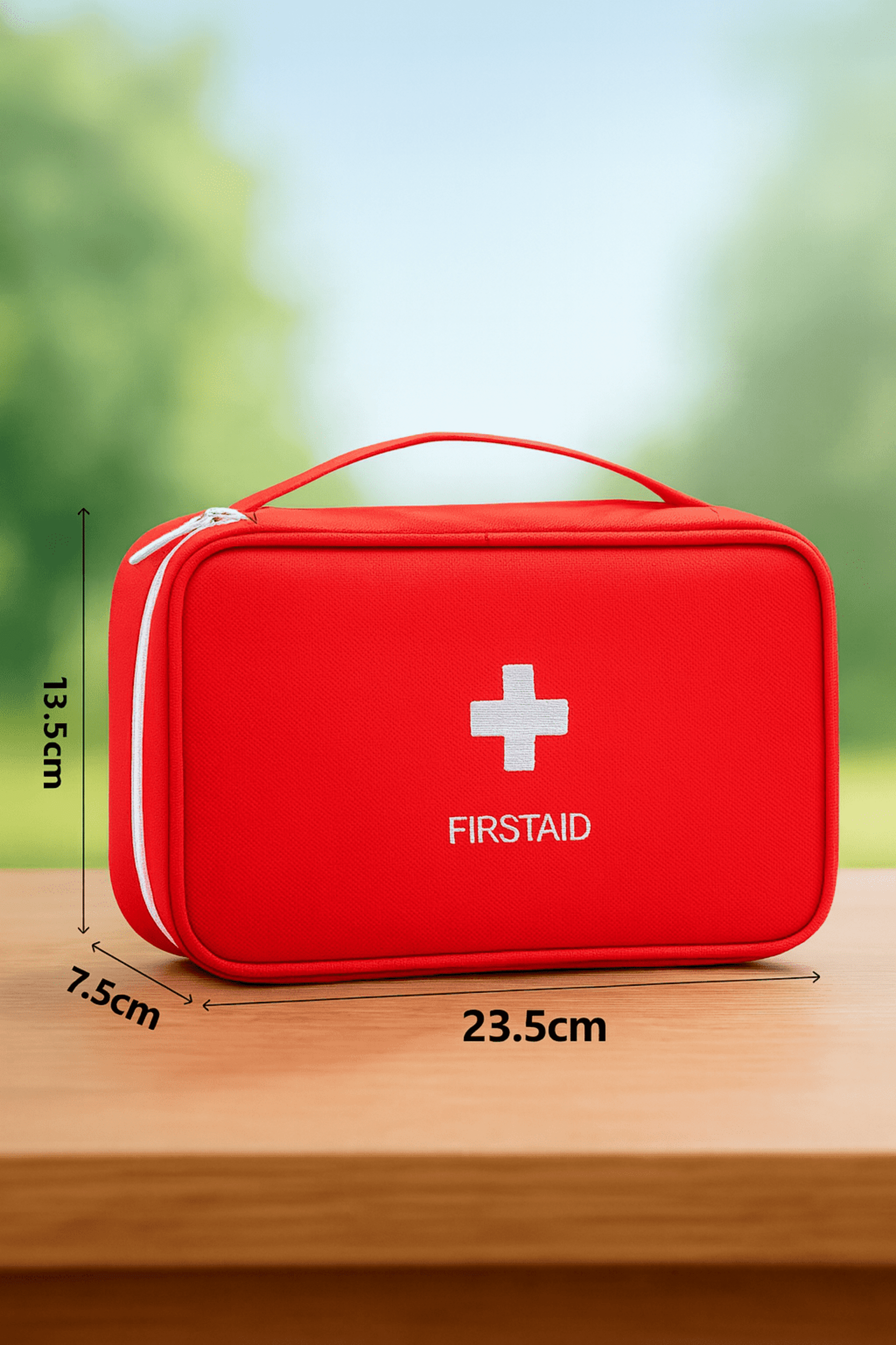 Kit de Primeros Auxilios Portátil – Bolsa Vacía con Compartimentos - 2
