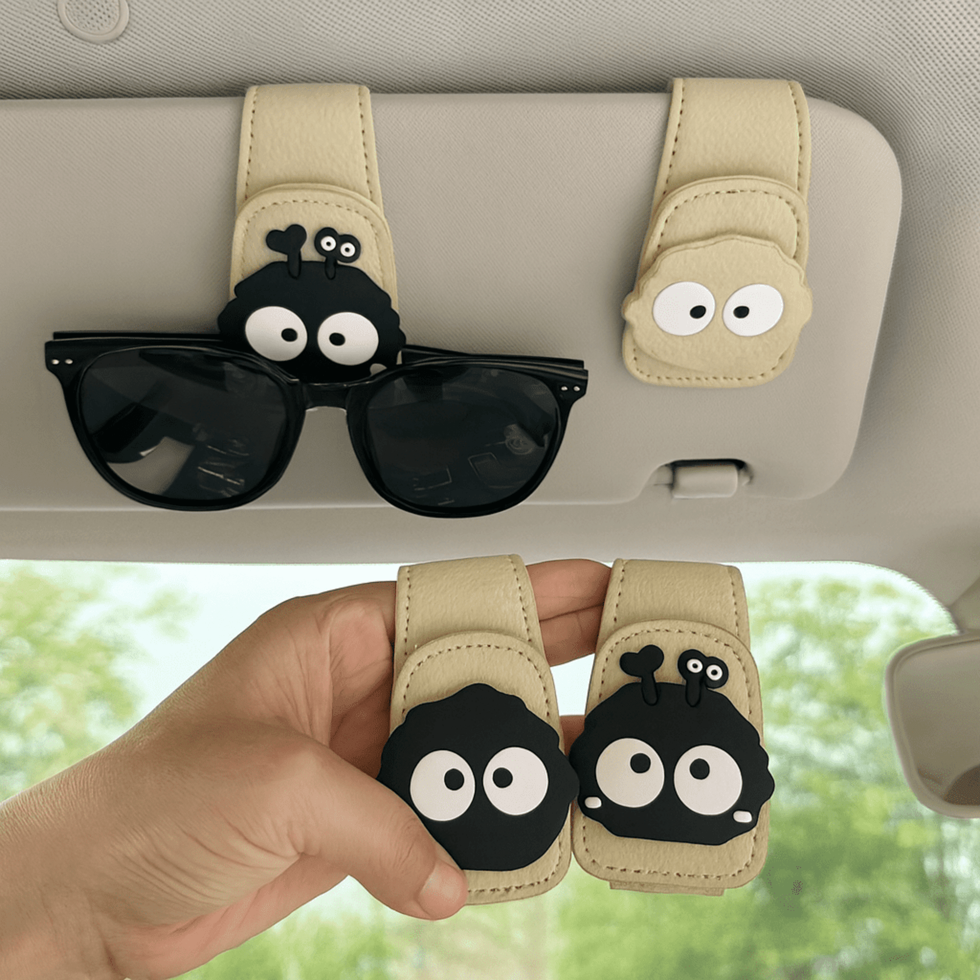 Clip magnético para gafas de sol en el coche – Diseño Elfo - 3