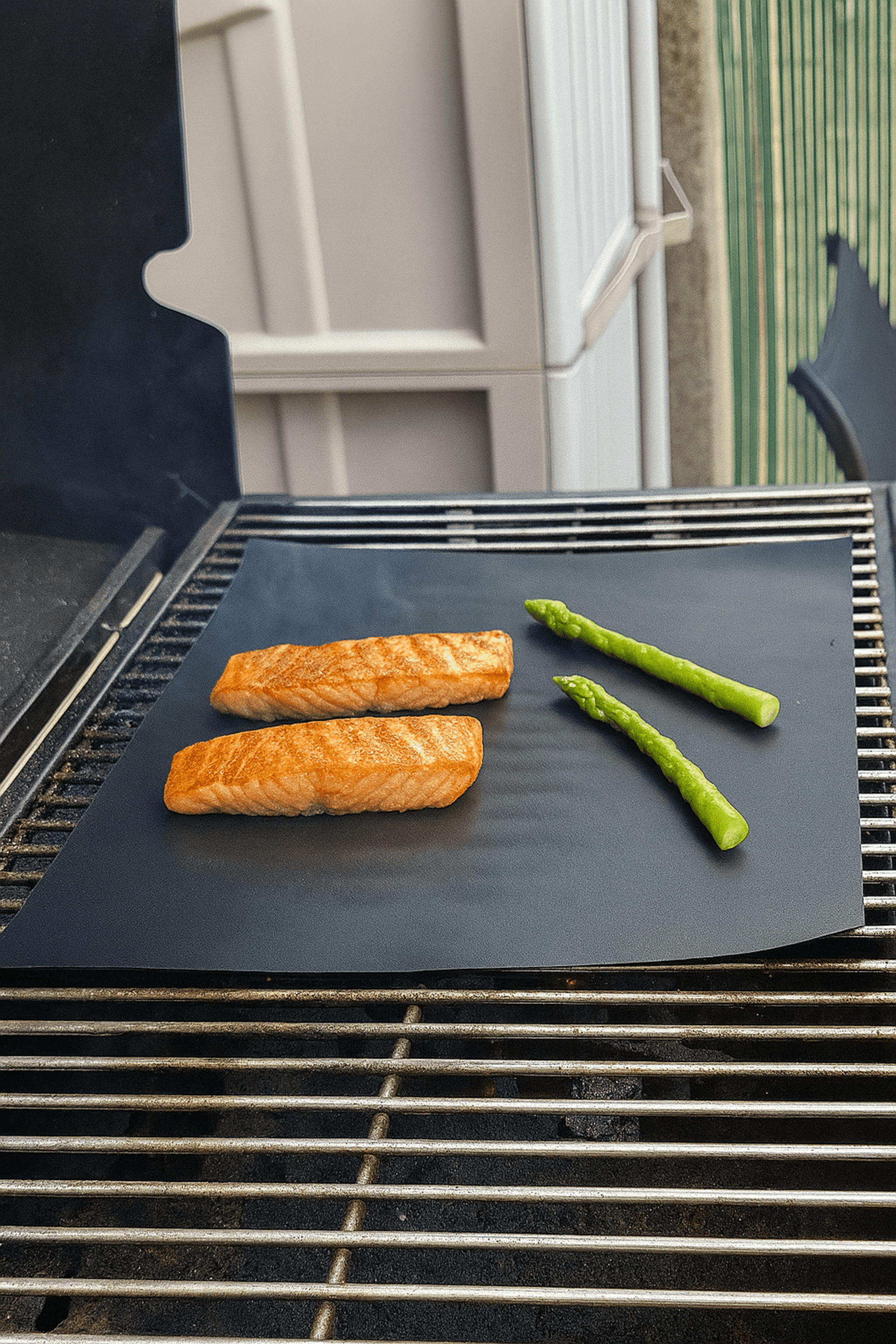 Set de 2 esterillas antiadherentes para barbacoa – Reutilizables y resistentes - 1