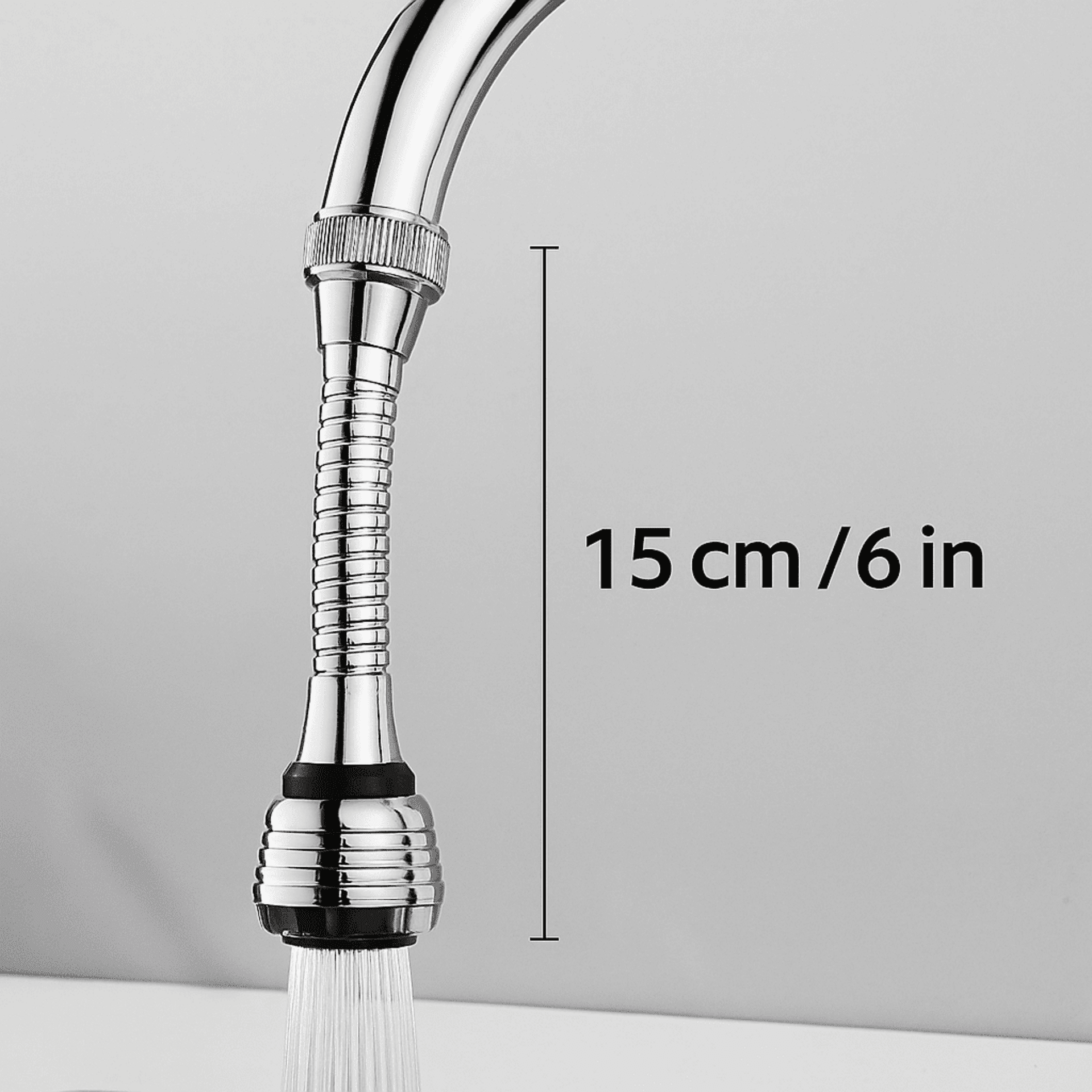 Extensor flexible para grifo – Agua fácil para niños y mayores - 2