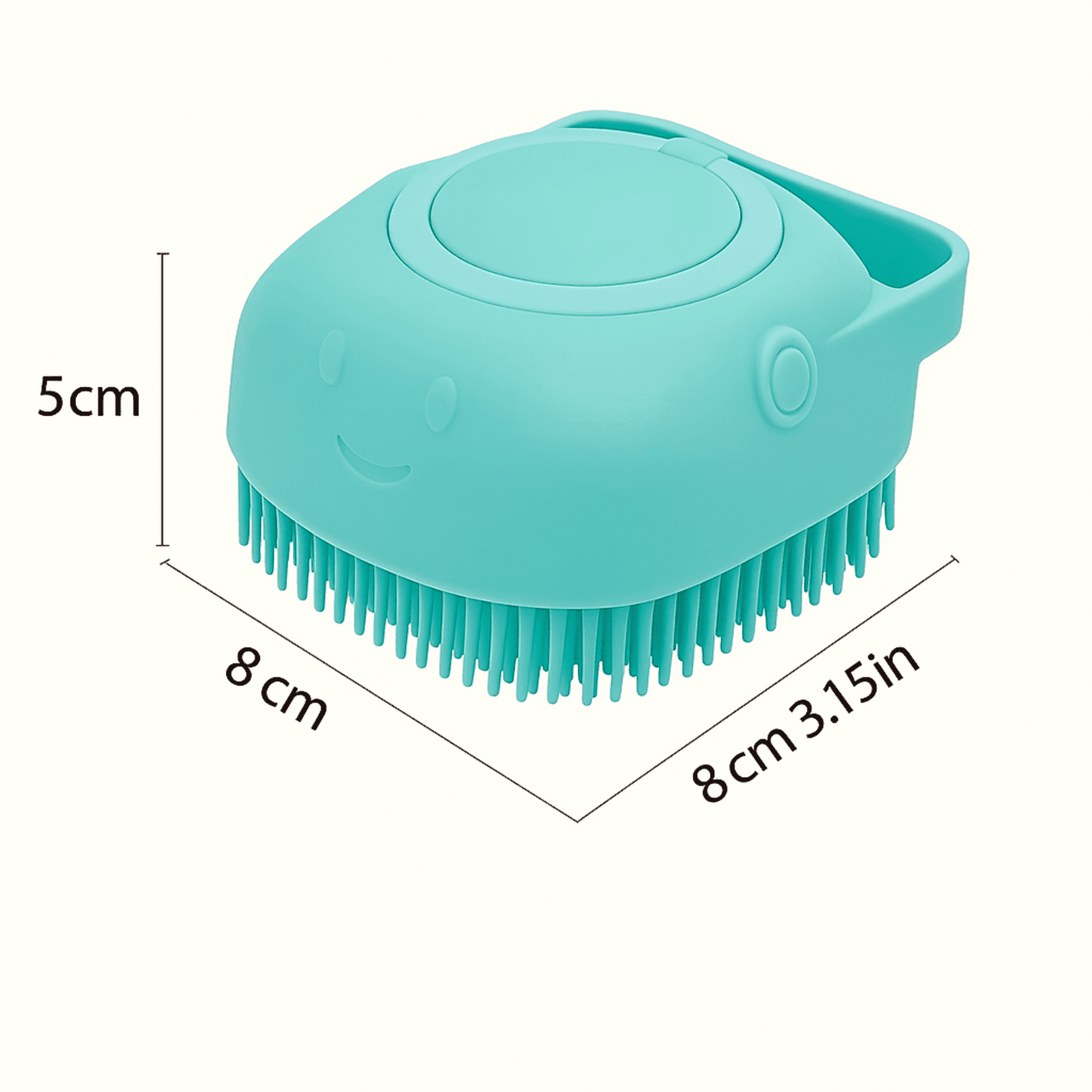 Cepillo dispensador de champú para mascotas - Silicona suave - 4