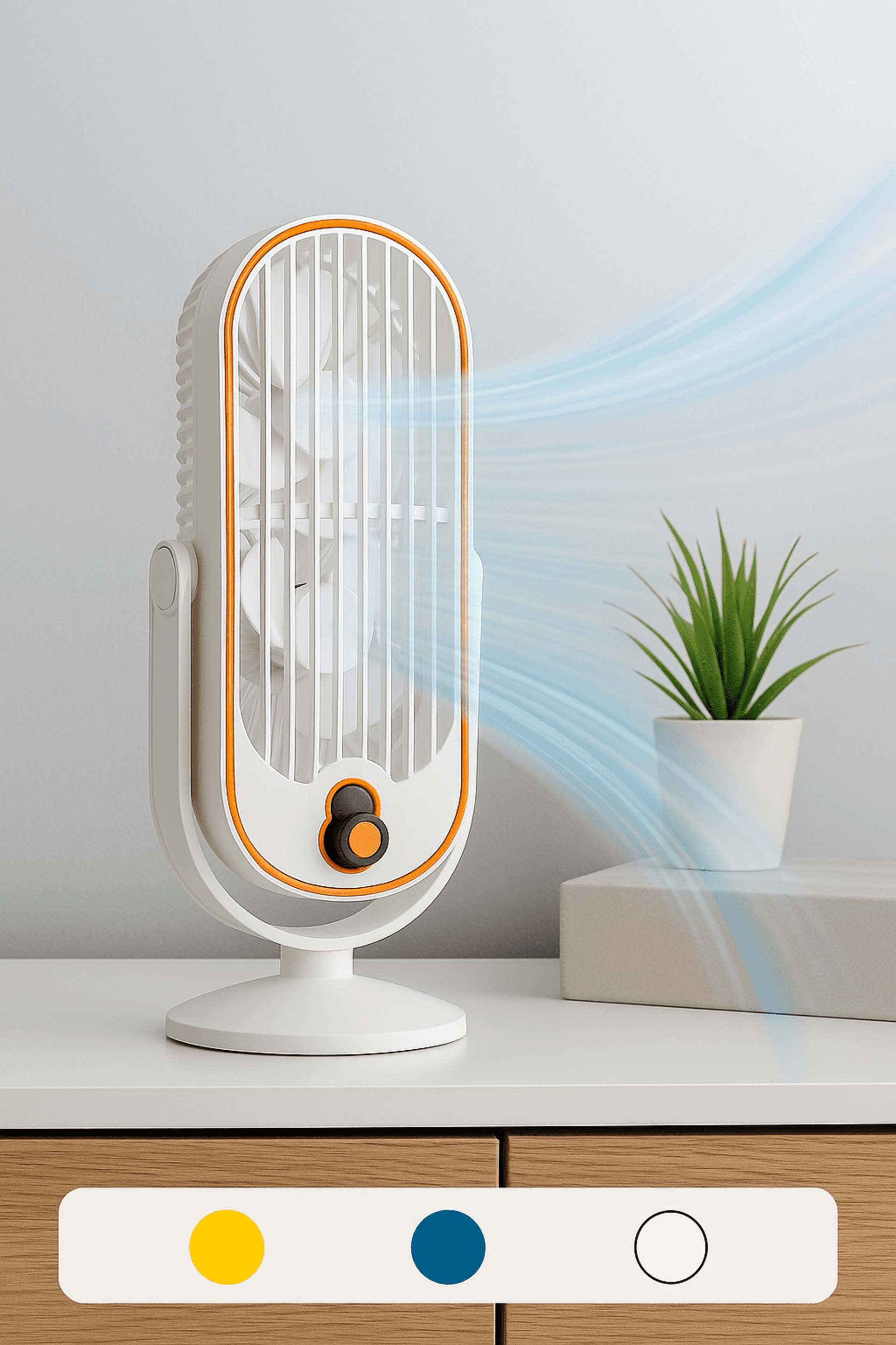 Ventilador Portátil Recargable – Potente, Compacto y Silencioso - 2