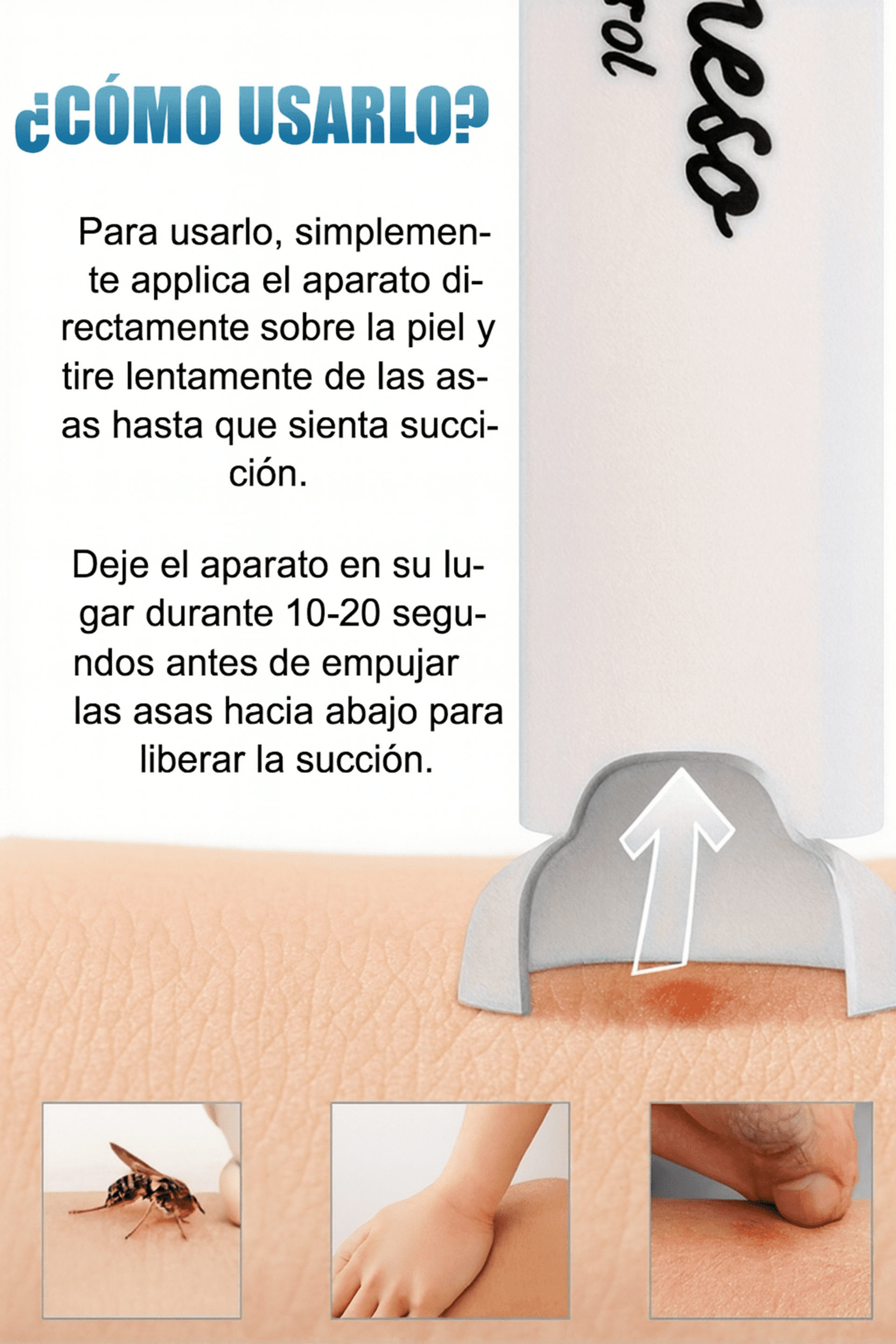 Extractor de Picaduras y Mordeduras | Herramienta de Succión - 3