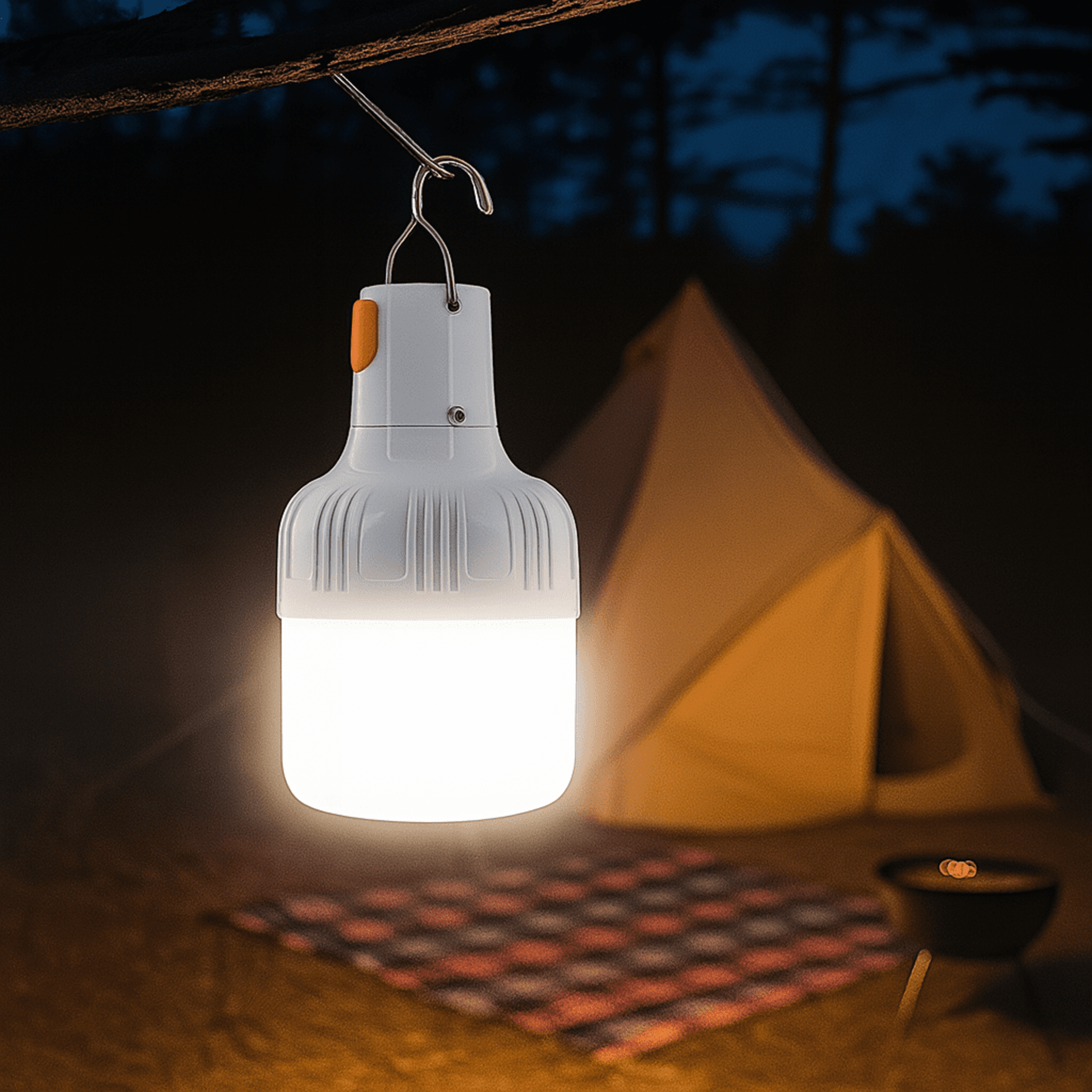 Bombilla LED Recargable USB – Iluminación de Emergencia y Camping - 1