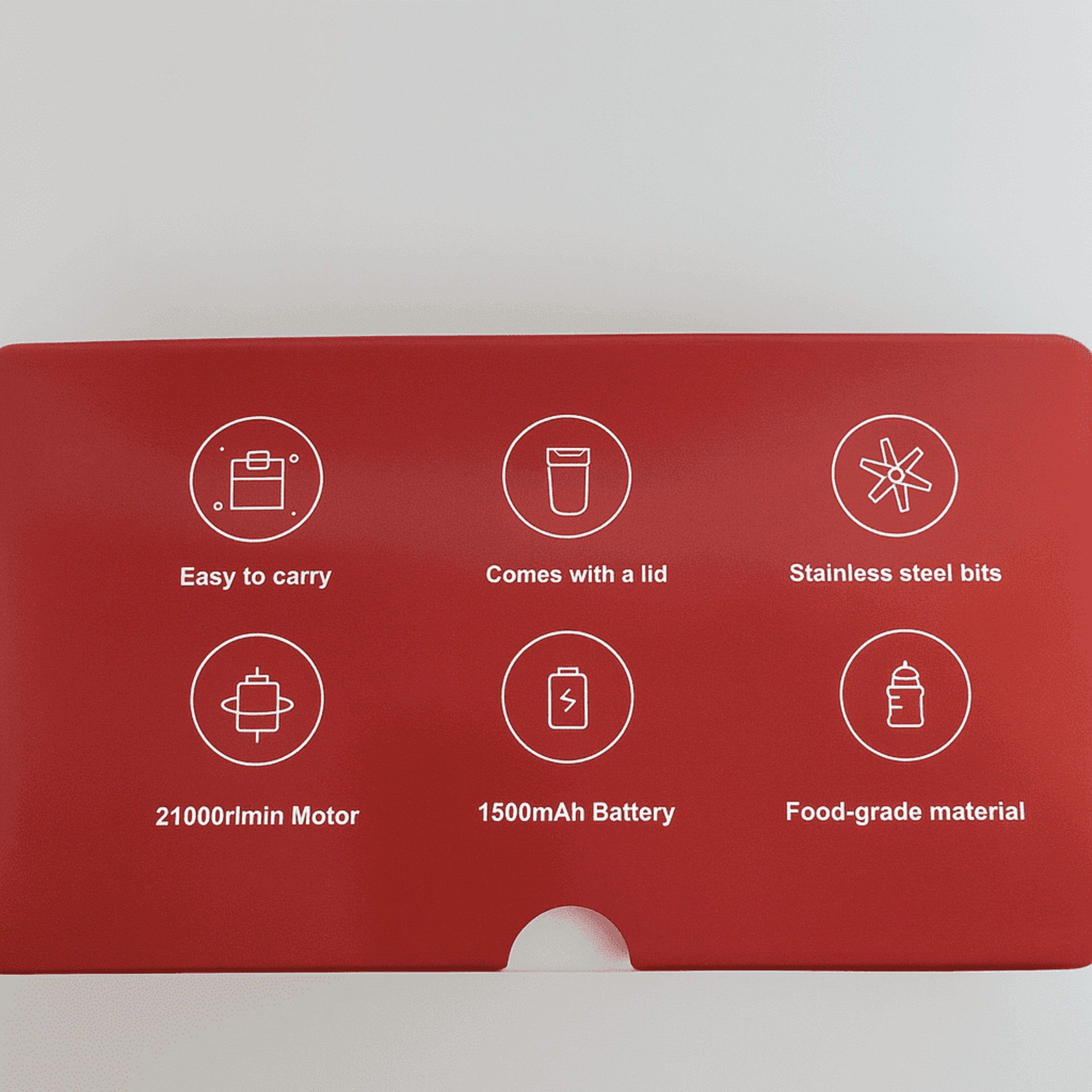 Batidora portátil doble vaso 450 ml | Recargable - 8