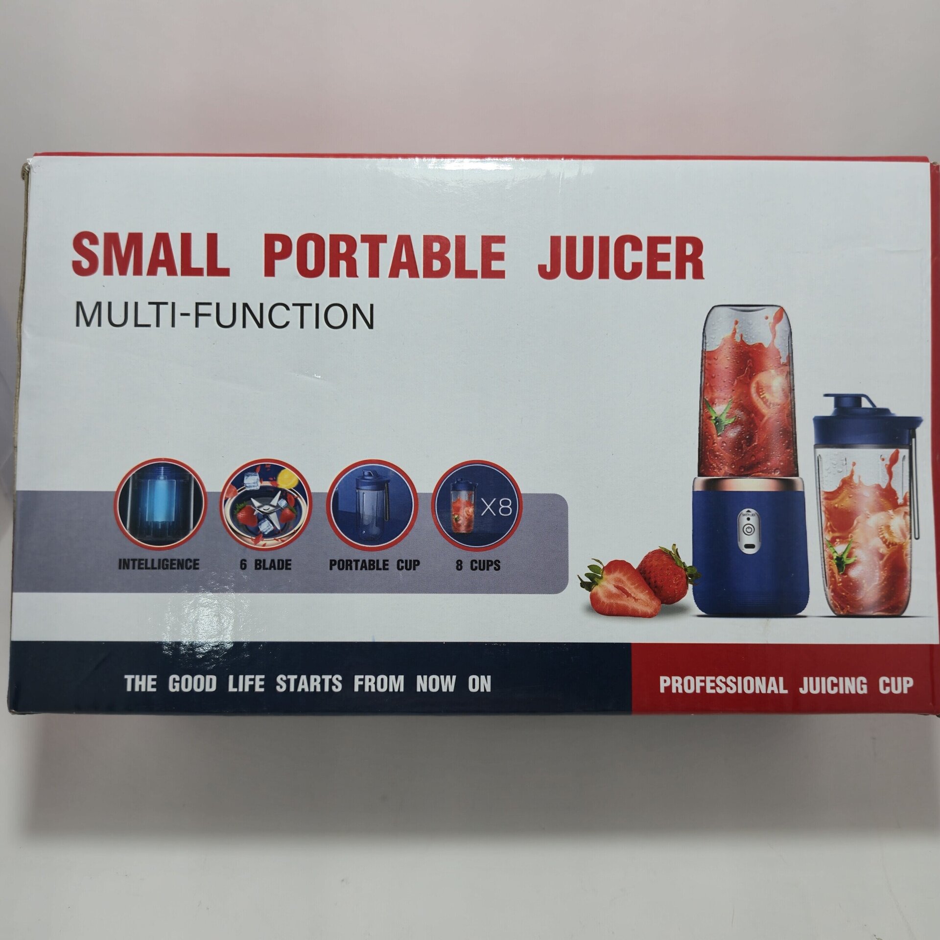 Batidora portátil doble USB recargable | Rosa pastel - 6