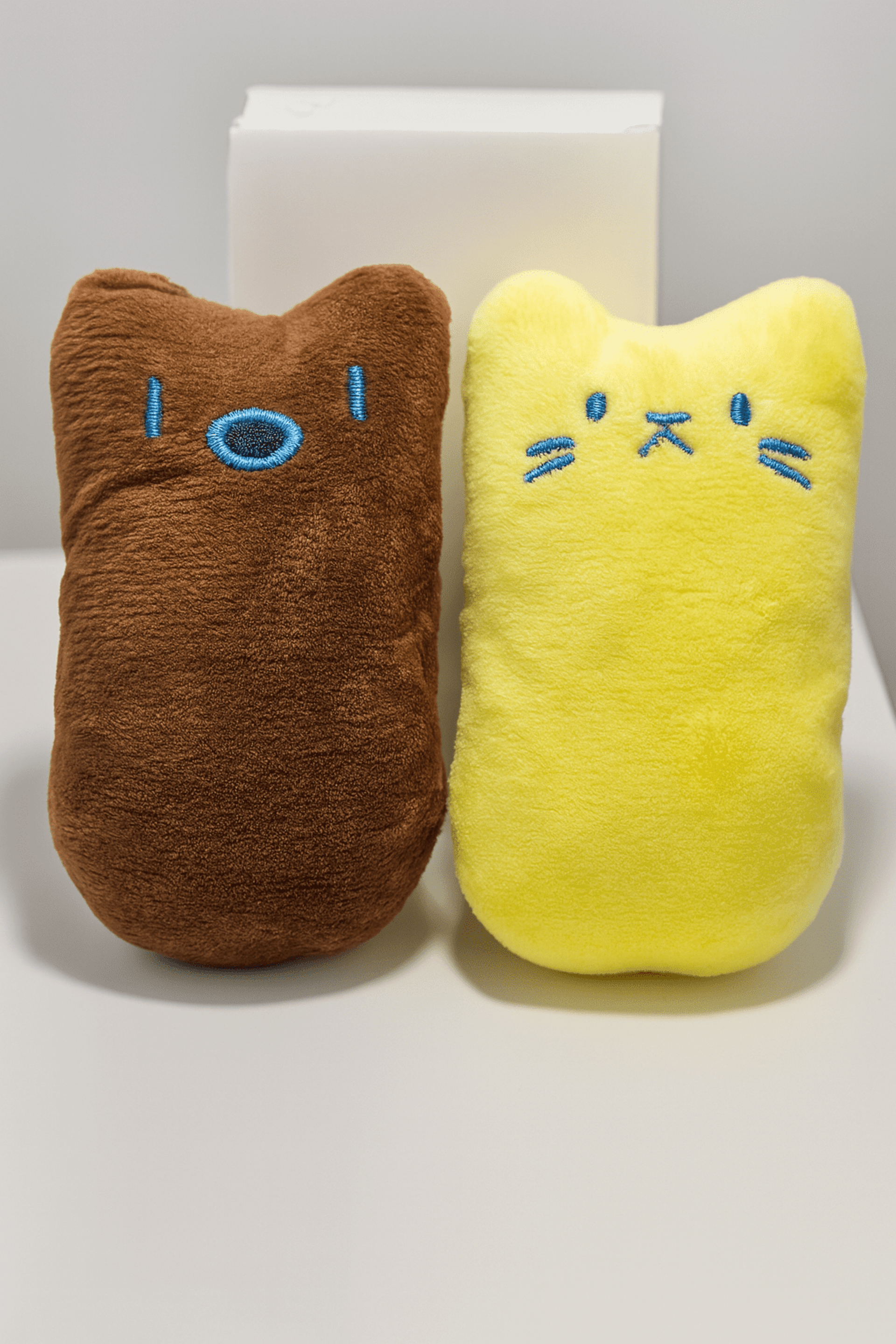 Juguete interactivo chirriante para gatos - Amarillo y Marrón - 2