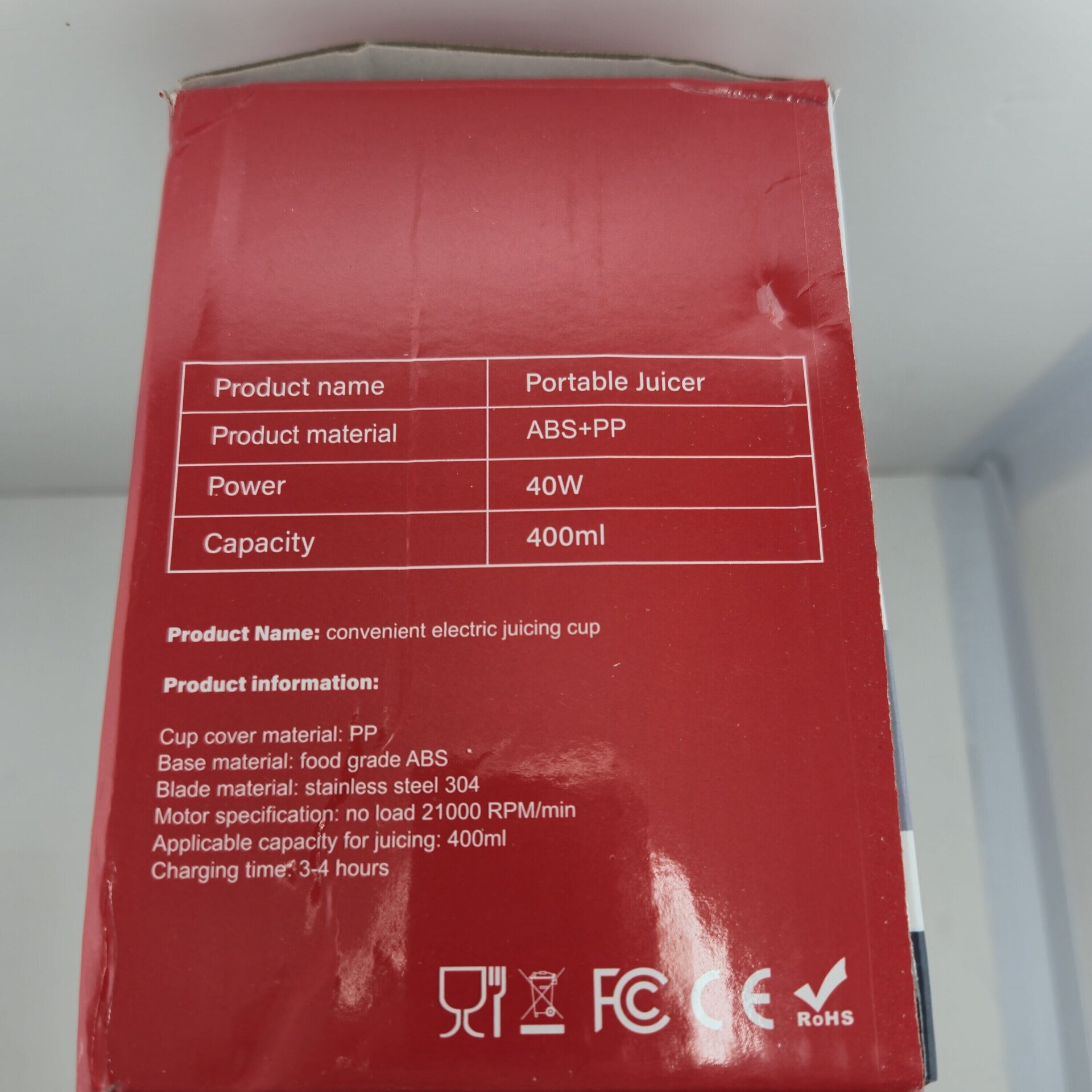 Batidora portátil doble USB recargable | Rosa pastel - 8