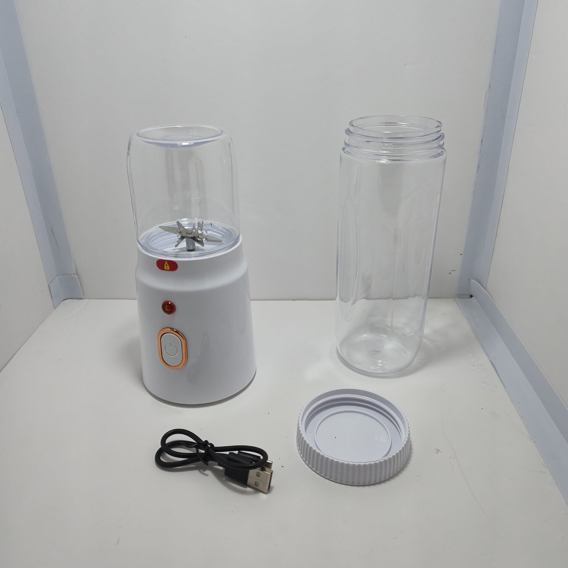 Batidora portátil doble vaso 450 ml | Recargable - 7