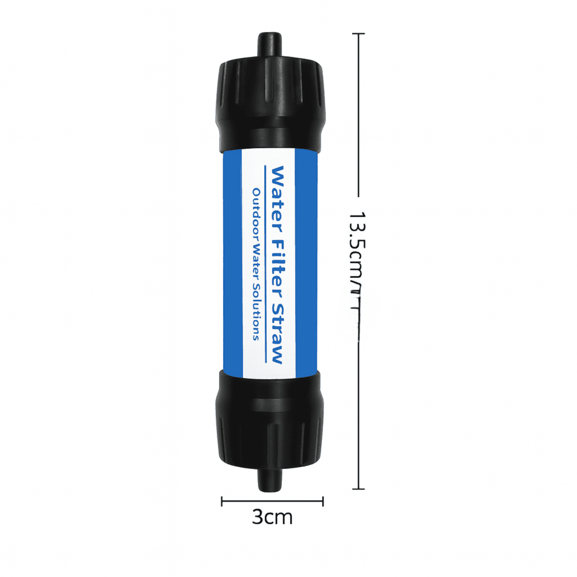 Filtro de Agua Portátil Tipo Pajilla 4000 L – Camping, Senderismo y Emergencias - 4