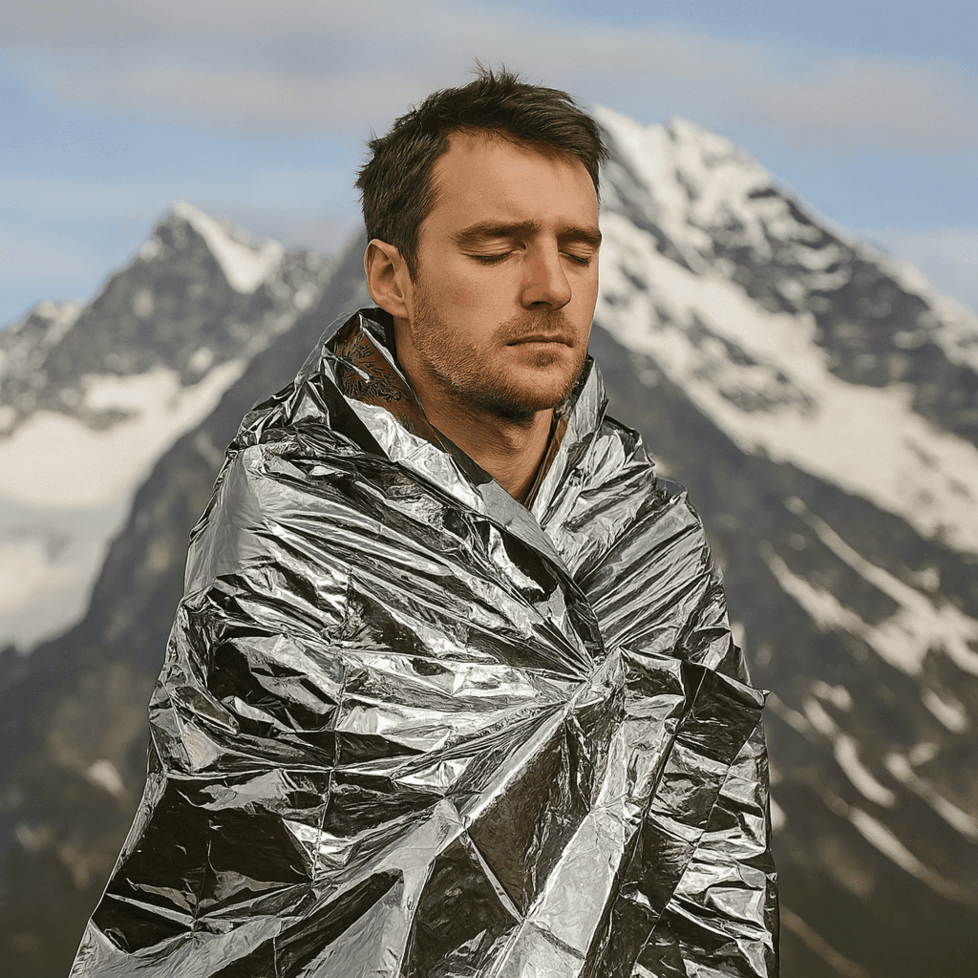 Pack 2 Mantas Térmicas de Emergencia Mylar – Impermeables y Reflectantes - 3